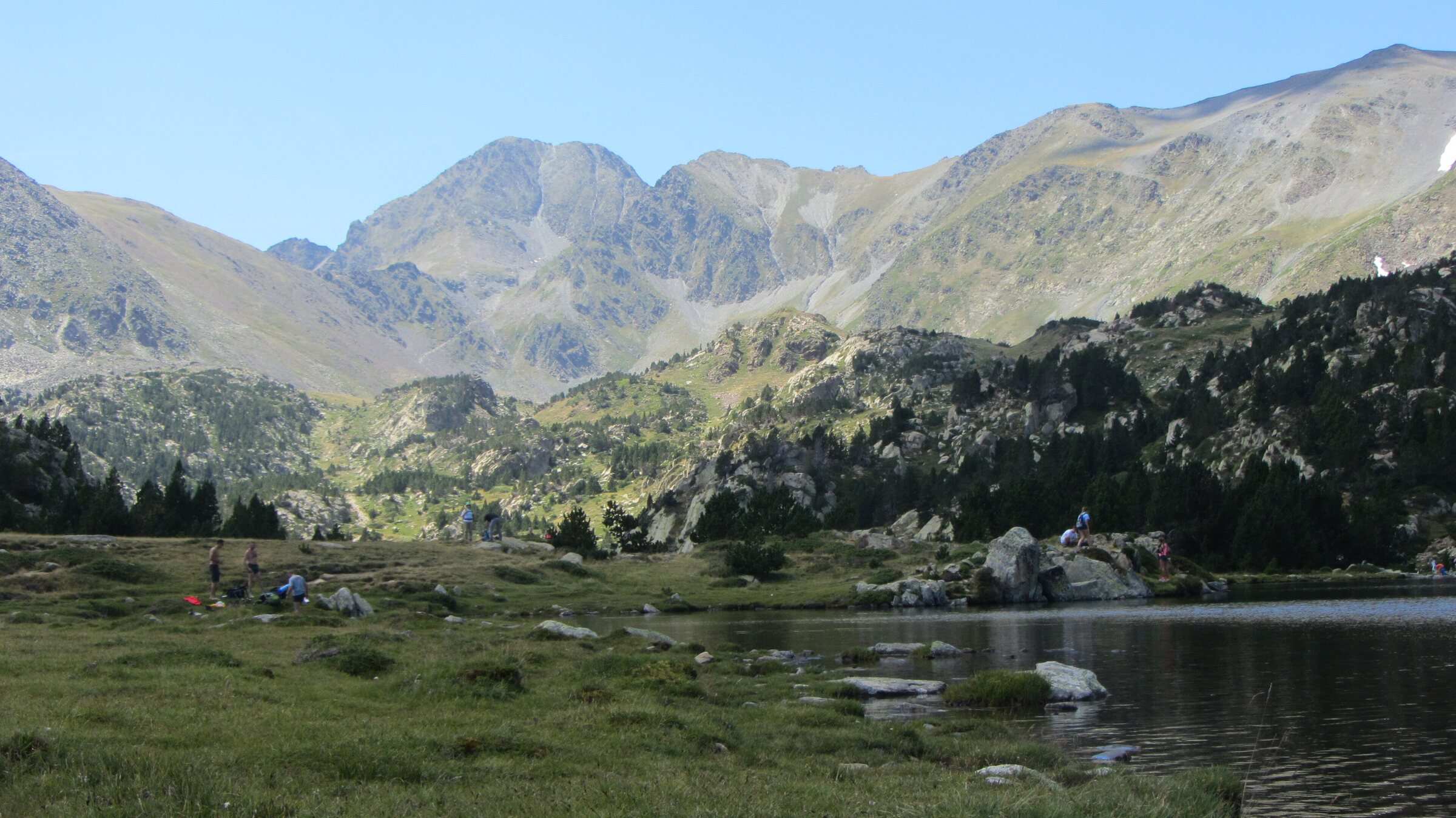 The Carlit massif above the lakes, on the walk from Les Bouillouses
