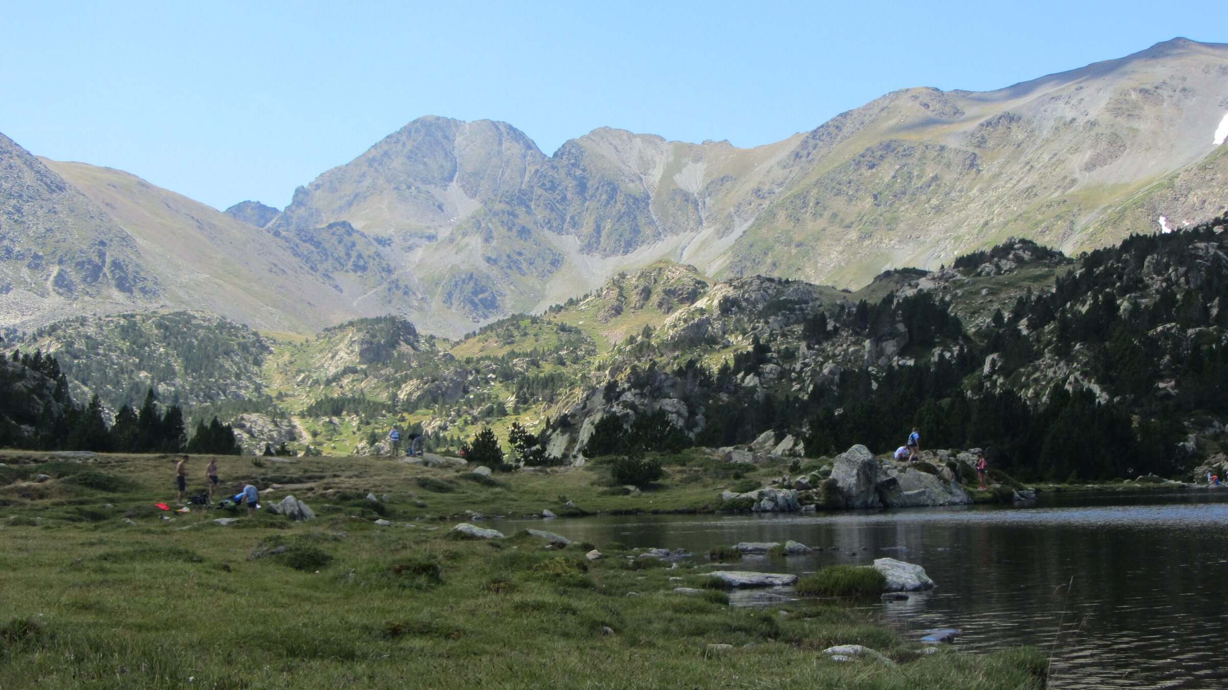 The Carlit massif above the lakes, on the walk from Les Bouillouses